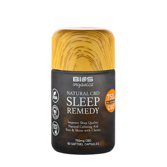 BIOS Organics: Sleep Remedy CBD Softgels (60ct) - 750mg - BIOS Organics | CBD Authority