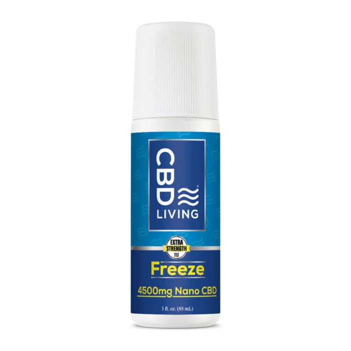 CBD Living: Broad Spectrum Freeze CBD Roll-On - 4500mg freeze rollon | CBD Authority